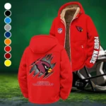 Fan Flight Crew Winter Fleece Jacket, Thermal Winter Fleece HVN1439AC - Red