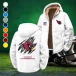 Fan Flight Crew Winter Fleece Jacket, Thermal Winter Fleece HVN1439AC - White