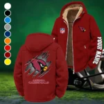 Fan Flight Crew Winter Fleece Jacket, Thermal Winter Fleece HVN1439AC - Wine