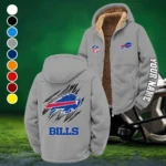 Blue Crew Winter Fleece Jacket, Extreme Cold Fleece Coat HVN1439BB - Grey