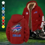 Blue Crew Winter Fleece Jacket, Extreme Cold Fleece Coat HVN1439BB - Wine