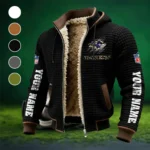Black Talons Fleece-Lined Hooded Jacket, Multi-Sport Winter Active Top HVN1439BR - Black