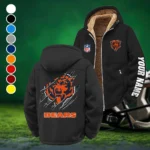Navy Claws Winter Fleece Jacket, Sub-Zero Fleece Jacket HVN1439CB - Black