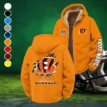 Fan Roar Squad Winter Fleece Jacket, Deep Winter Comfort Fleece HVN1439CI - Orange