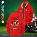 Fan Roar Squad Winter Fleece Jacket, Deep Winter Comfort Fleece HVN1439CI - Red