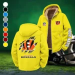 Fan Roar Squad Winter Fleece Jacket, Deep Winter Comfort Fleece HVN1439CI - Yellow
