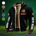 Fan Howl Squad Fleece-Lined Hooded Jacket, Alpine Ascent Hooded Jacket HVN1439CL - Black