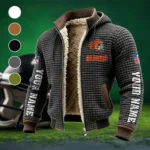 Fan Howl Squad Fleece-Lined Hooded Jacket, Alpine Ascent Hooded Jacket HVN1439CL - Grey
