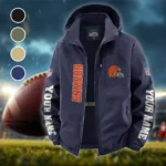 Fan Howl Squad Fleece Windbreaker Jacket, Essential Cold & Wind Barrier HVN1439CL - Navy
