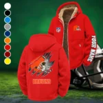 Fan Howl Squad Winter Fleece Jacket, Polar Climate Fleece HVN1439CL - Red