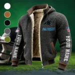 Rust Claws Fleece-Lined Hooded Jacket, Cross-Training Winter Layer HVN1439CP - Grey
