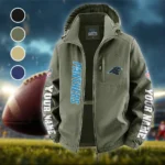 Rust Claws Fleece Windbreaker Jacket, Dual-Layer Protection Jacket HVN1439CP - Green