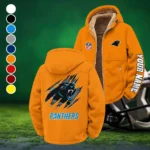 Rust Claws Winter Fleece Jacket, Essential Winter Warmth HVN1439CP - Orange