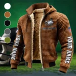 Mountain Herd Fleece-Lined Hooded Jacket, Peak Performance Hooded Shell HVN1439DB - brown