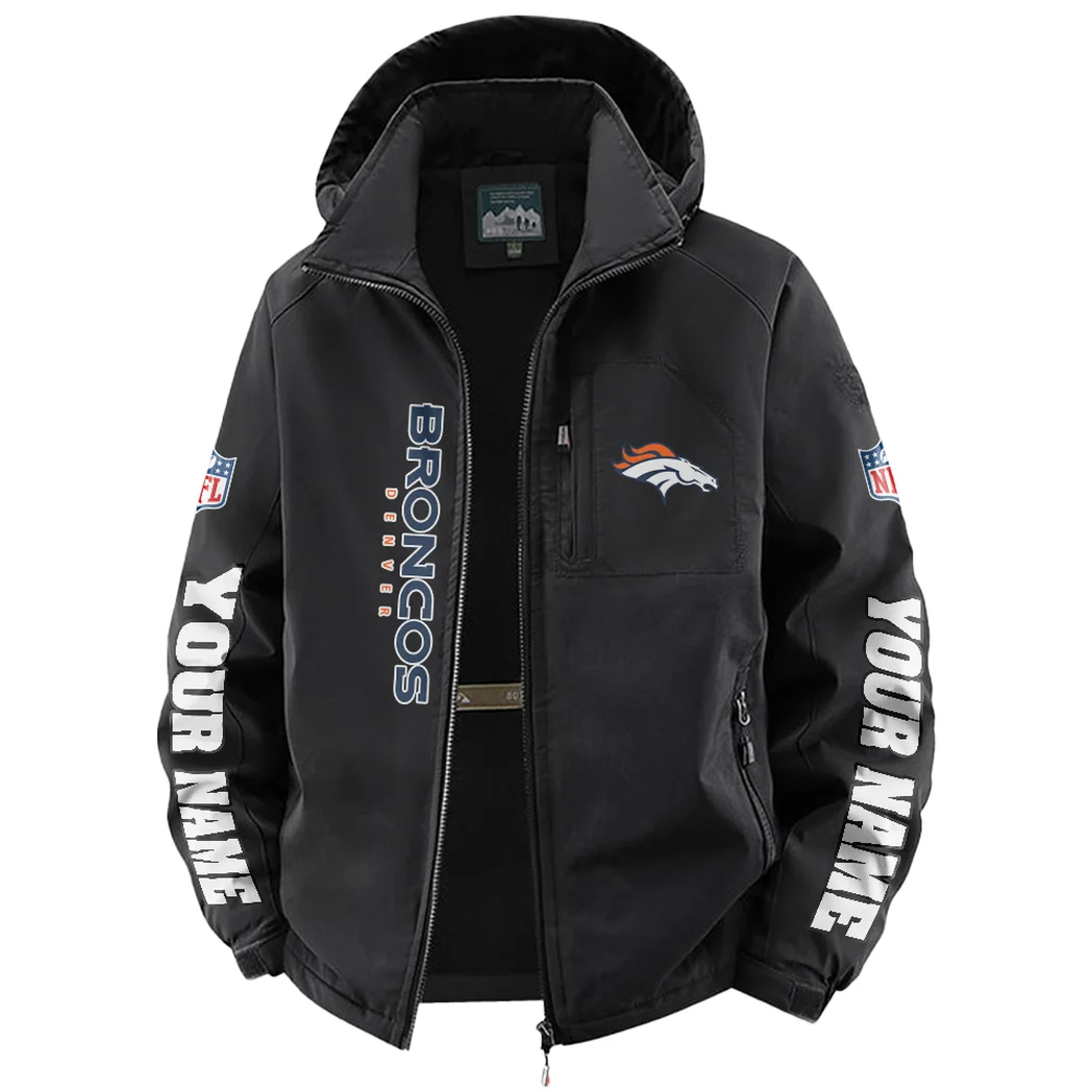 Mountain Herd Fleece Windbreaker Jacket, Weather-Guard Fleece HVN1439DB - Black - Image 2