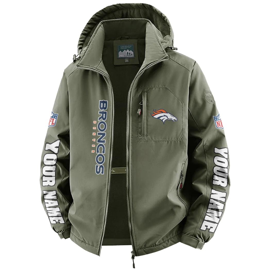 Mountain Herd Fleece Windbreaker Jacket, Weather-Guard Fleece HVN1439DB - Green - Image 2