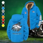 Mountain Herd Winter Fleece Jacket, Superior Thermal Protection HVN1439DB - Cyan