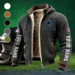 Big D Squad Fleece-Lined Hooded Jacket, Rapid-Dry Fleece-Lined Hoody HVN1439DC - Grey