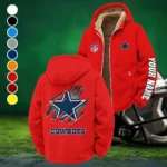 Big D Squad Winter Fleece Jacket, Heavy-Duty Cold Fleece HVN1439DC - Red