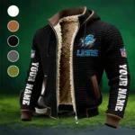 Blue Claws Fleece-Lined Hooded Jacket, Elite Athlete Winter Jacket HVN1439DL - Black