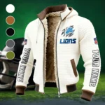 Blue Claws Fleece-Lined Hooded Jacket, Elite Athlete Winter Jacket HVN1439DL - White