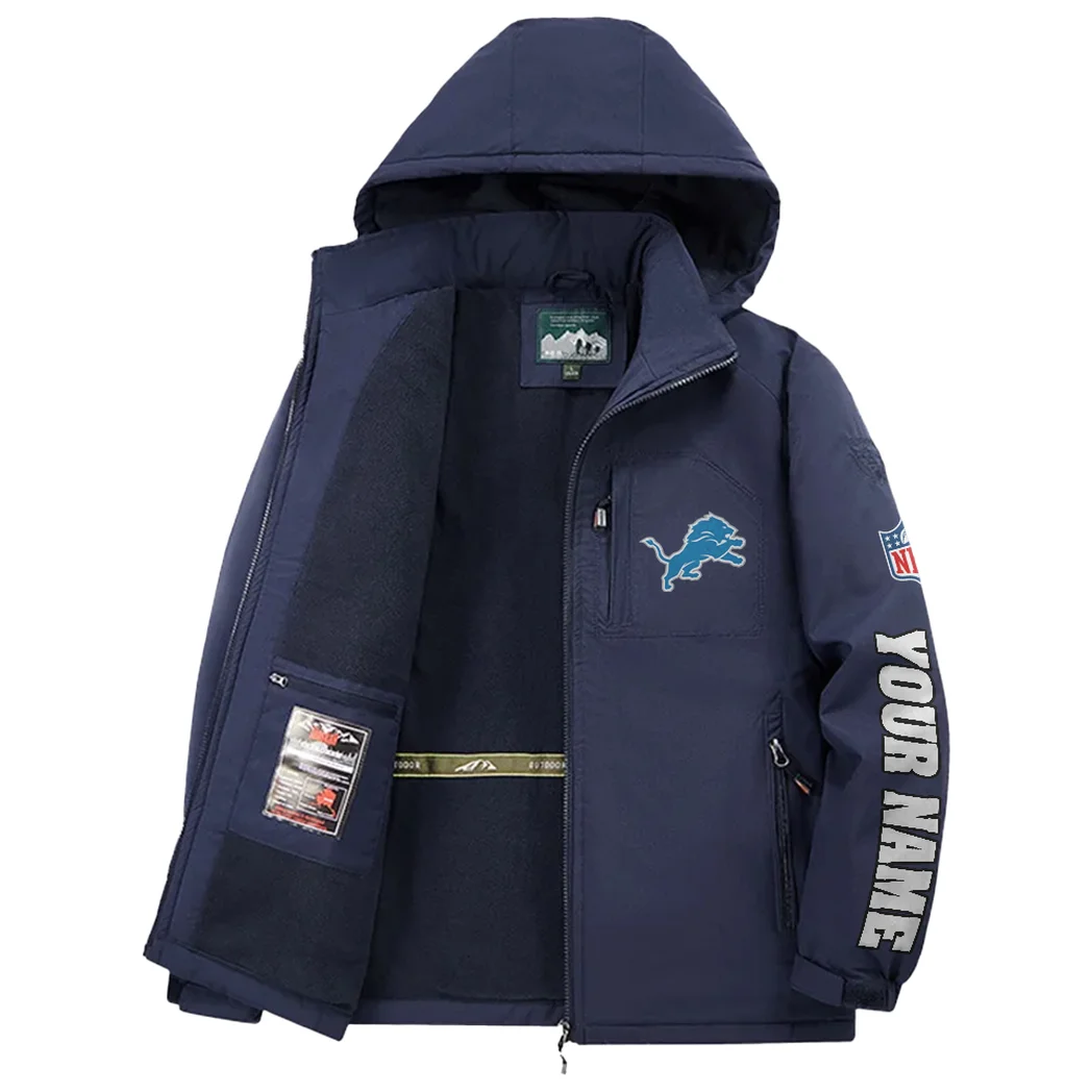 Blue Claws Fleece Windbreaker Jacket, Dynamic Trail Runner's Shell HVN1439DL - Navy - Image 3