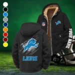 Blue Claws Winter Fleece Jacket, High-Performance Trail Jacket HVN1439DL - Black