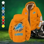 Blue Claws Winter Fleece Jacket, High-Performance Trail Jacket HVN1439DL - Orange