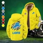 Blue Claws Winter Fleece Jacket, High-Performance Trail Jacket HVN1439DL - Yellow