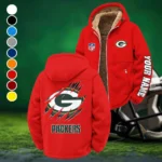 Game Day Squad Winter Fleece Jacket, Dynamic Winter Training Top HVN1439GP - Red