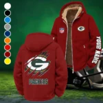 Game Day Squad Winter Fleece Jacket, Dynamic Winter Training Top HVN1439GP - Wine