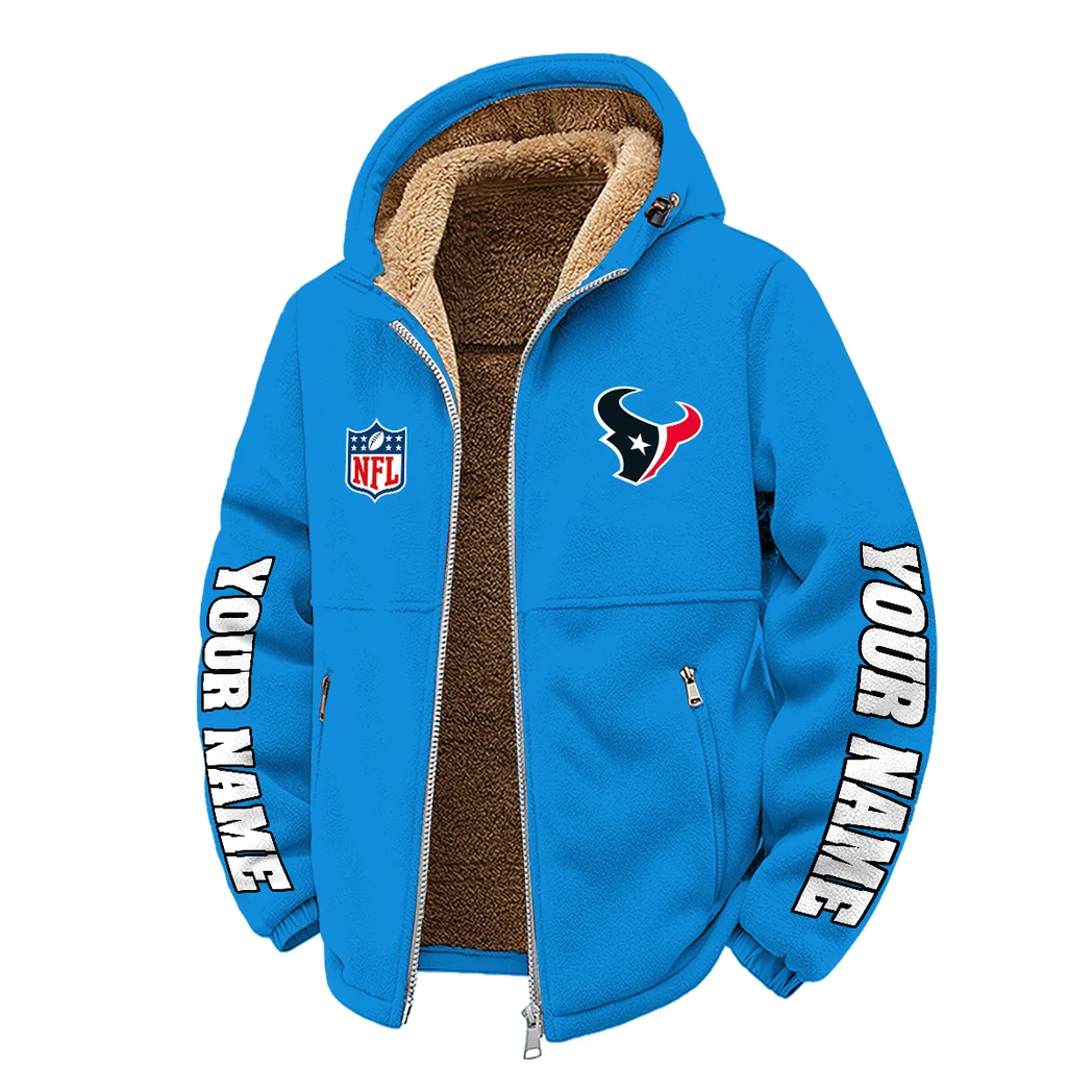 Blue Pride Winter Fleece Jacket, Multi-Sport Winter Layer HVN1439HT - Cyan - Image 2