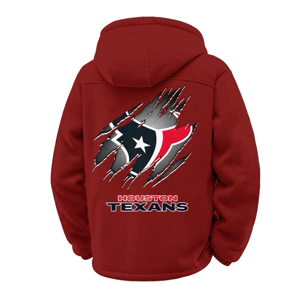 Blue Pride Winter Fleece Jacket, Multi-Sport Winter Layer HVN1439HT - Wine - Image 3