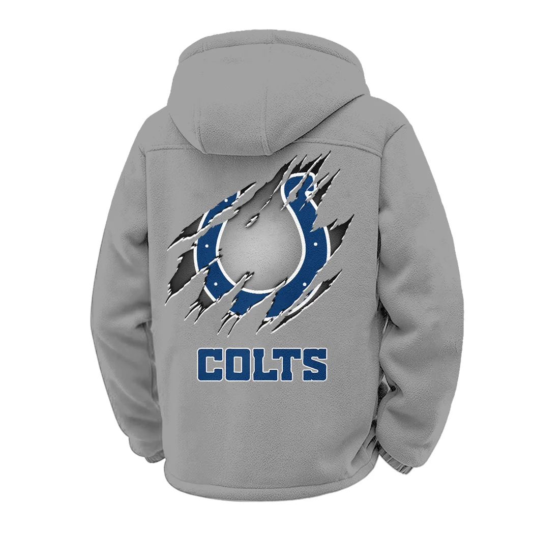 Blue Pride Winter Fleece Jacket, Technical Mid-Layer Jacket HVN1439IC - Grey - Image 3