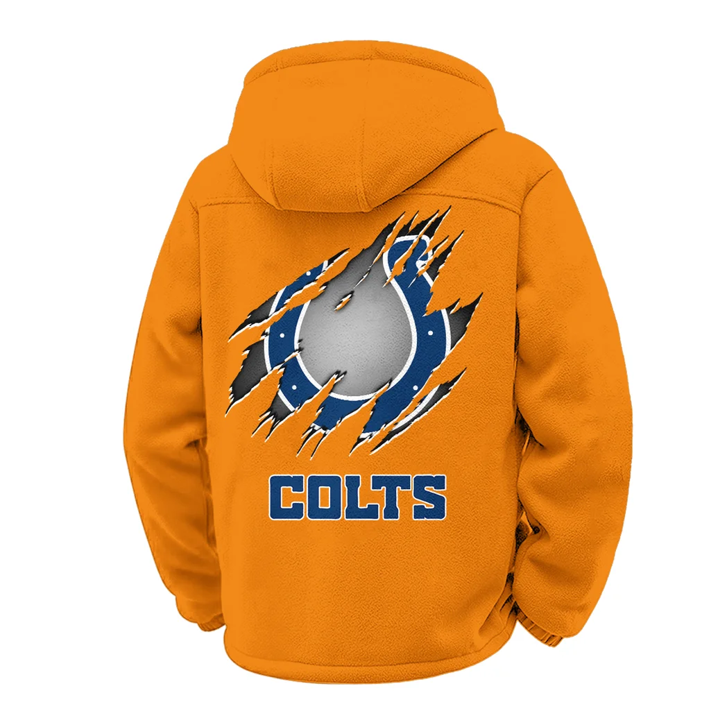 Blue Pride Winter Fleece Jacket, Technical Mid-Layer Jacket HVN1439IC - Orange - Image 3