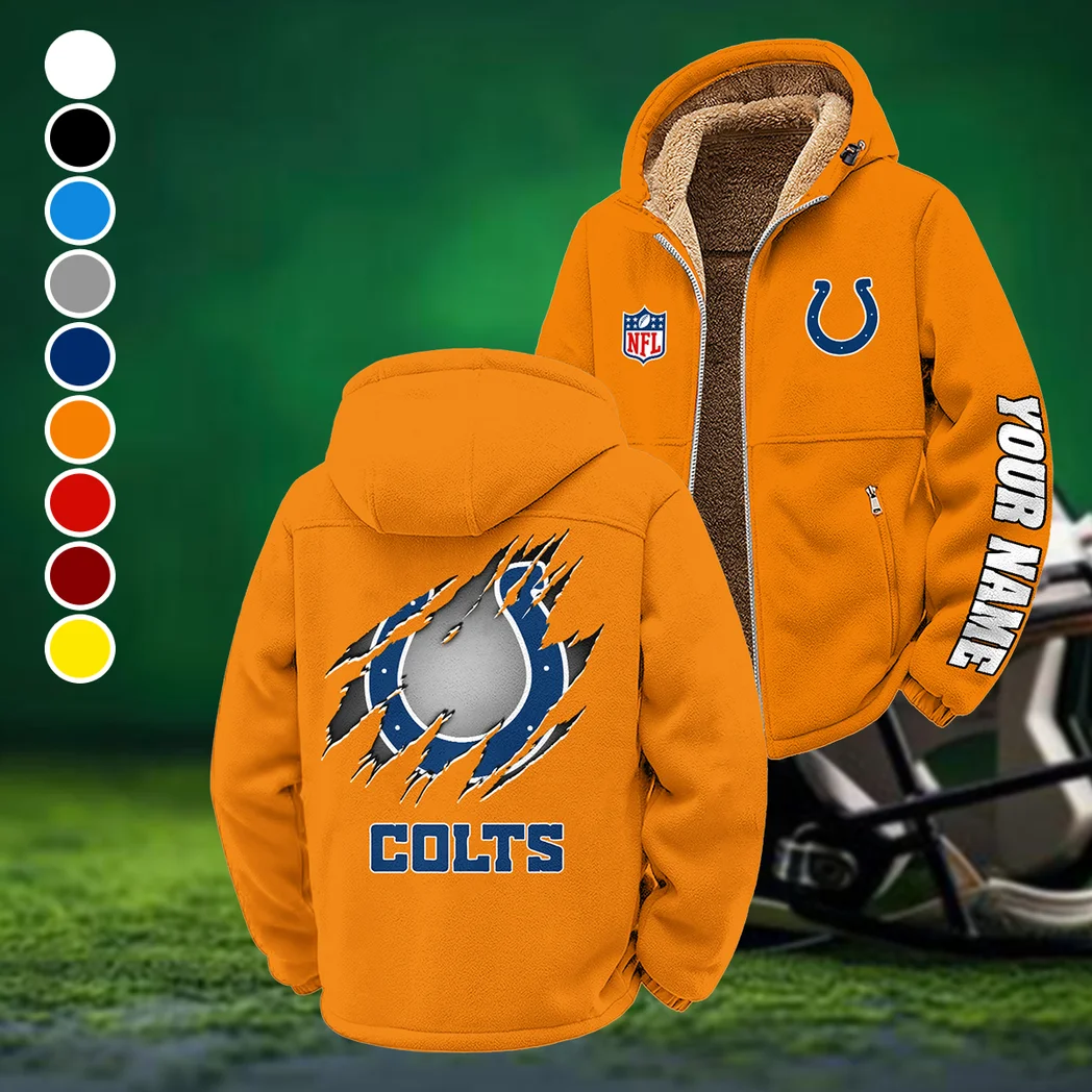 Blue Pride Winter Fleece Jacket, Technical Mid-Layer Jacket HVN1439IC - Orange