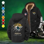 Football Jaguar Crew Winter Fleece Jacket, Snow-Ready Active Fleece HVN1439JJ - Black