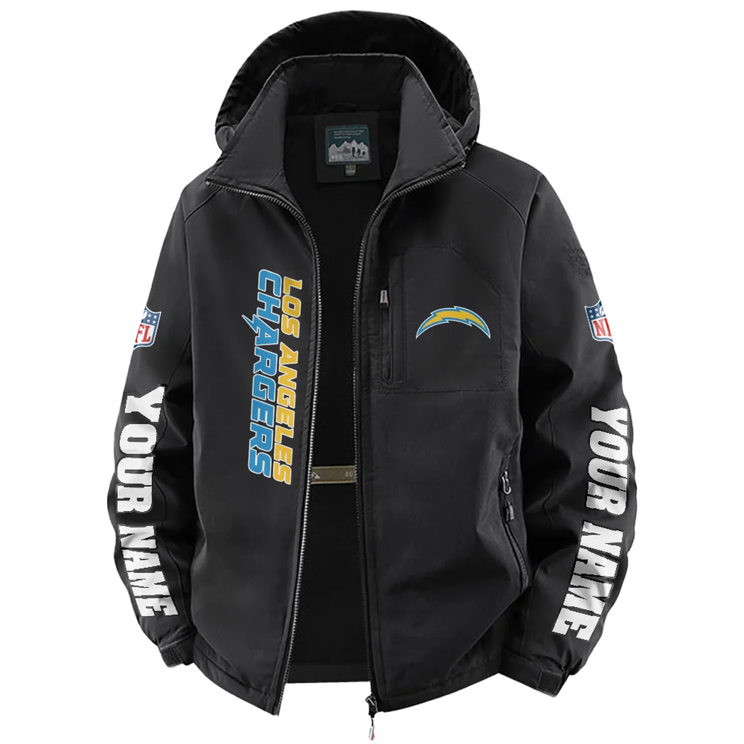 LA Squad Fleece Windbreaker Jacket, Mountain Ascent Windbreaker HVN1439LC - Black - Image 2