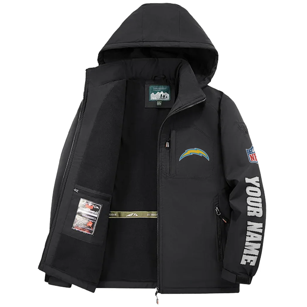 LA Squad Fleece Windbreaker Jacket, Mountain Ascent Windbreaker HVN1439LC - Black - Image 3