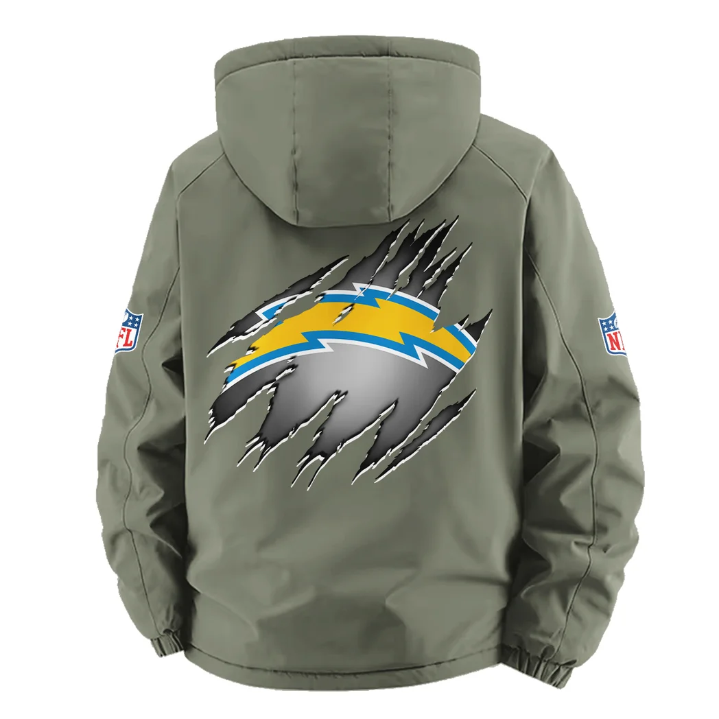LA Squad Fleece Windbreaker Jacket, Mountain Ascent Windbreaker HVN1439LC - Green - Image 4