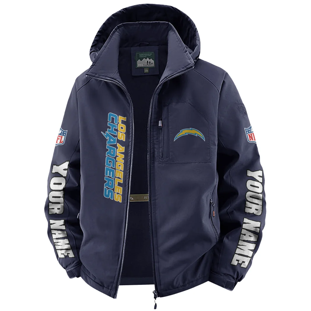 LA Squad Fleece Windbreaker Jacket, Mountain Ascent Windbreaker HVN1439LC - Navy - Image 2