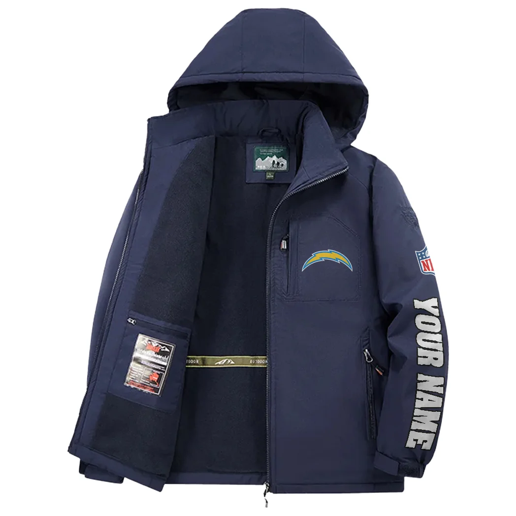 LA Squad Fleece Windbreaker Jacket, Mountain Ascent Windbreaker HVN1439LC - Navy - Image 3