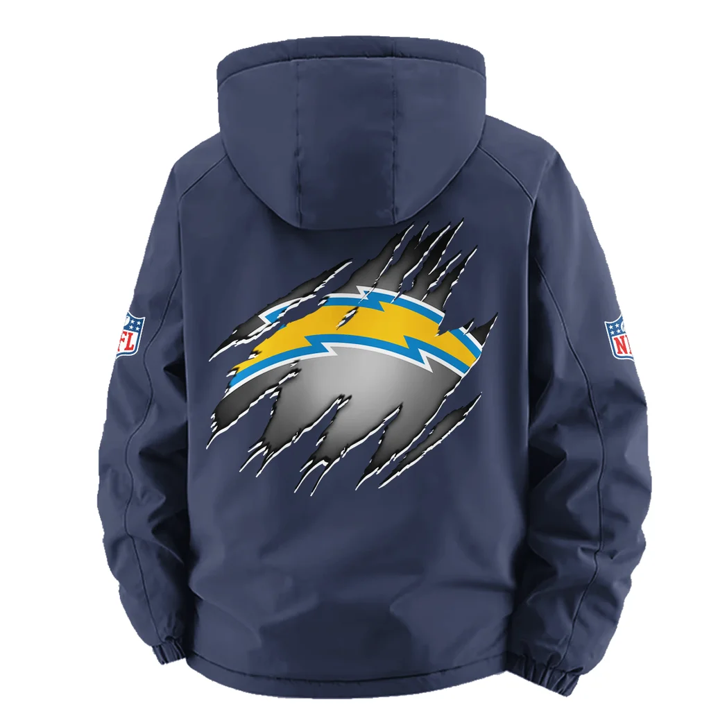 LA Squad Fleece Windbreaker Jacket, Mountain Ascent Windbreaker HVN1439LC - Navy - Image 4