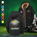 LA Squad Winter Fleece Jacket, Cross-Training Thermal Zip HVN1439LC - Black