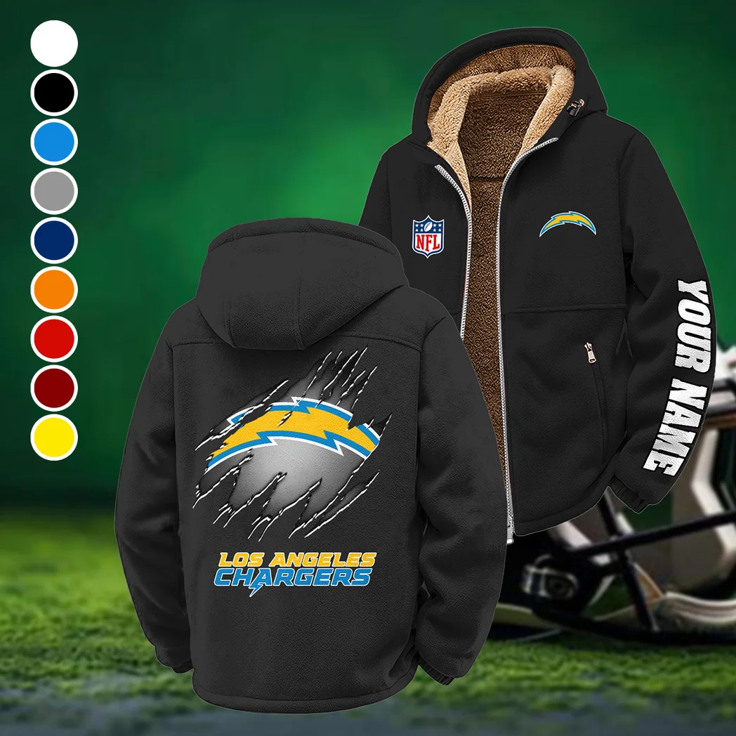 LA Squad Winter Fleece Jacket, Cross-Training Thermal Zip HVN1439LC - Black