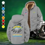 LA Squad Winter Fleece Jacket, Cross-Training Thermal Zip HVN1439LC - Grey