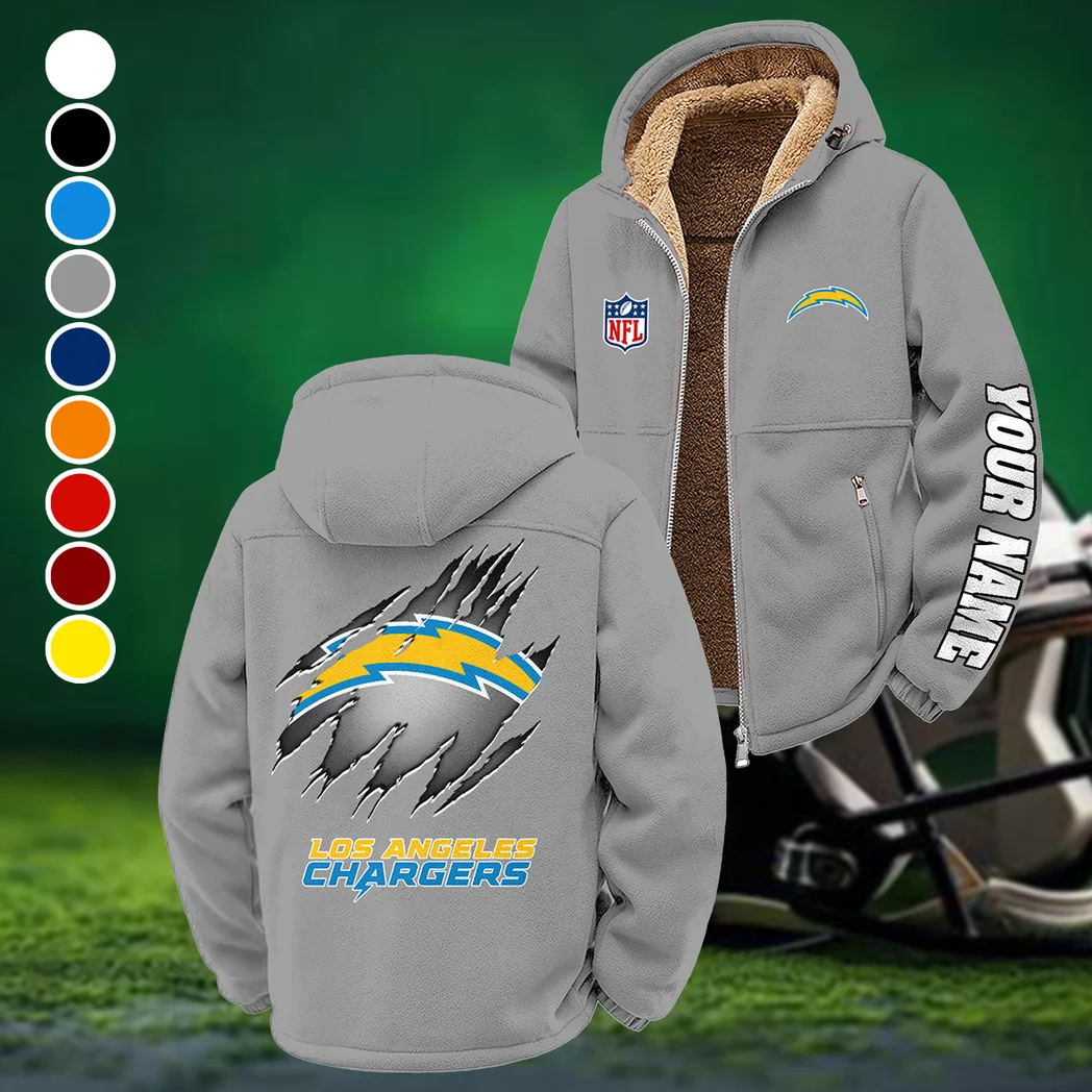 LA Squad Winter Fleece Jacket, Cross-Training Thermal Zip HVN1439LC - Grey