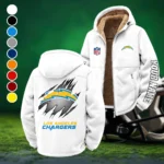 LA Squad Winter Fleece Jacket, Cross-Training Thermal Zip HVN1439LC - White