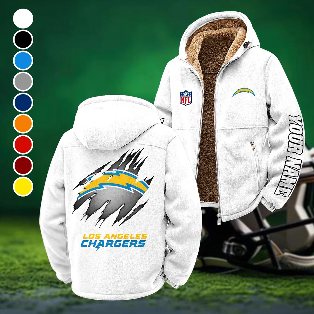 LA Squad Winter Fleece Jacket, Cross-Training Thermal Zip HVN1439LC - White
