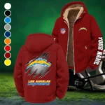 LA Squad Winter Fleece Jacket, Cross-Training Thermal Zip HVN1439LC - Wine